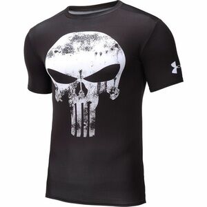 Under Armour Men's Alter Ego Compression Punisher Shirt Black/White